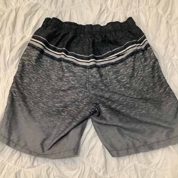Grey Ombré Swim Shorts - Picture 2 of 2